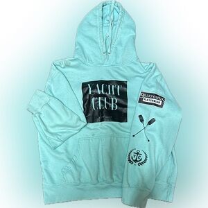 Yacht Club Collection Men's Mint Green Hoodie | Sz L